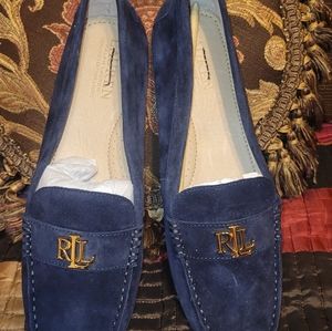 Ralph Lauren sz 81/2 Navy Blue flats